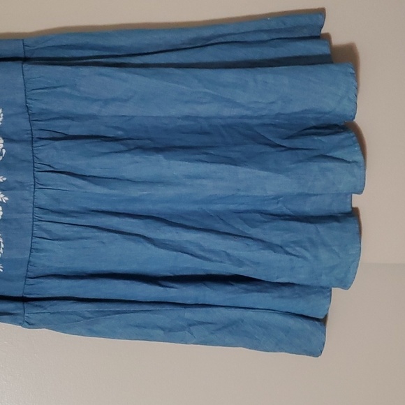 Lulu's Floral Embroided Mini Dress Size Large - Picture 4 of 6